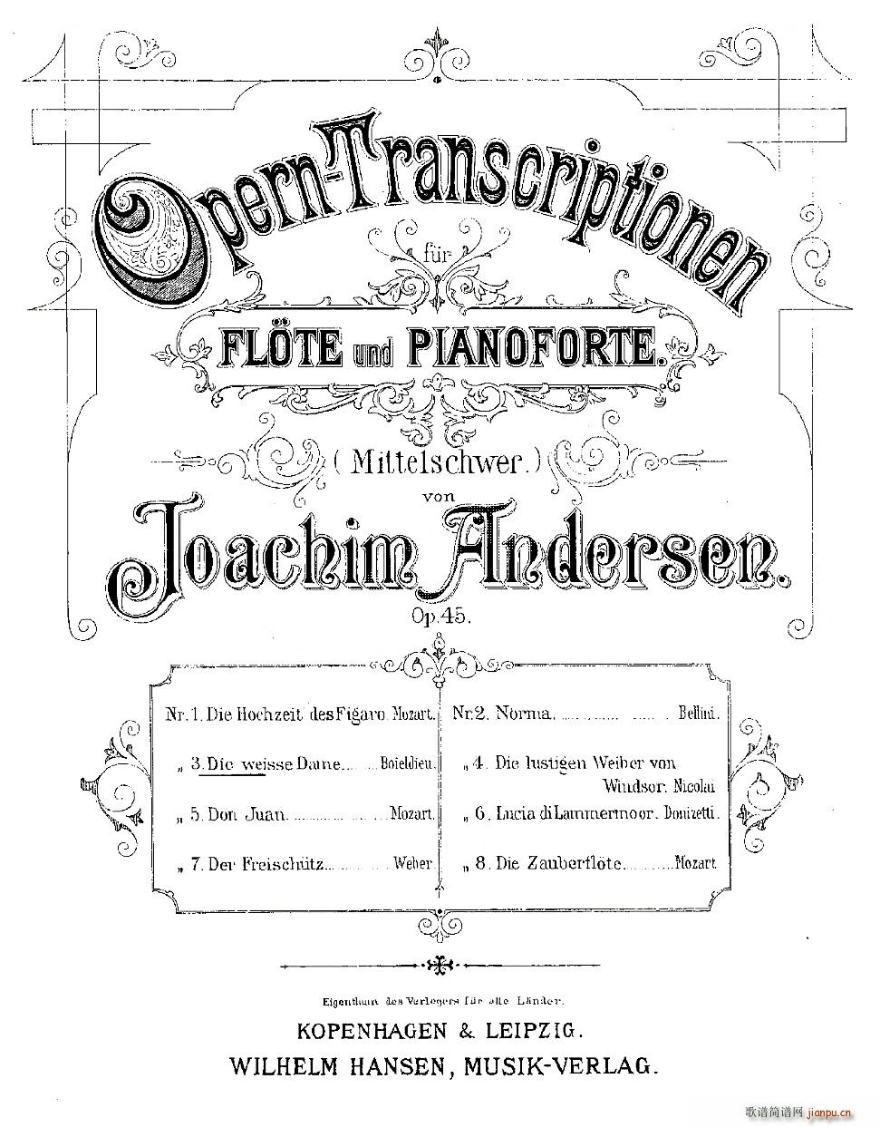 Opern Transcriptionen Op 45 3 ͭ(ʮּ)1