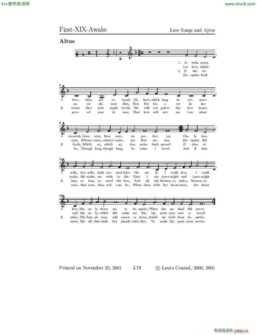 Dowland Lute Music ()34