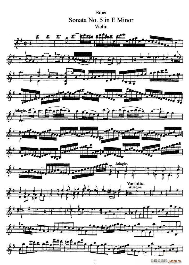 Sonata No.5 in E Minor(ʮּ)1