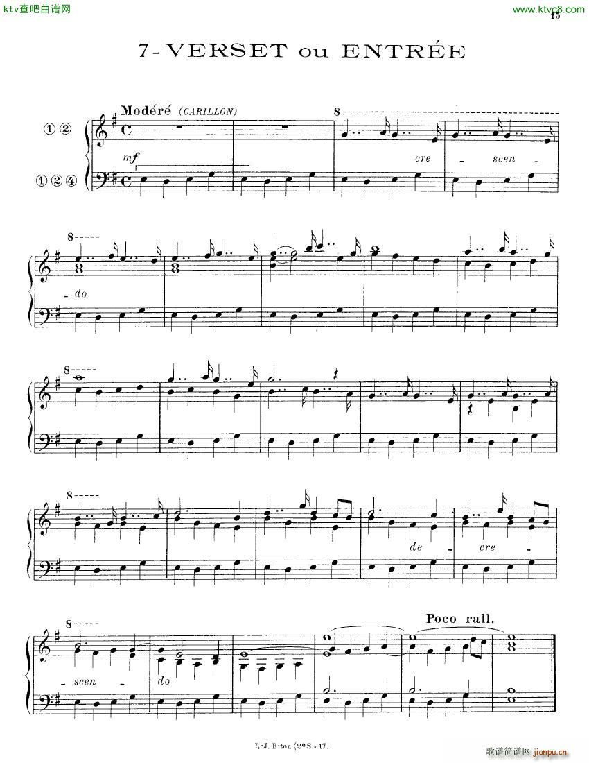 Alain Albert 15 Pieces organ()15