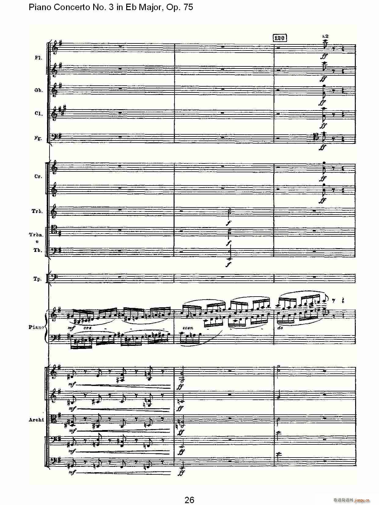 Piano Concerto No.3 in Eb Major,Op.75()26