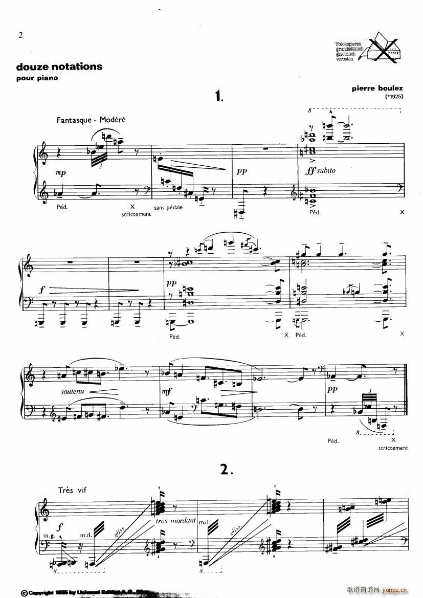 Boulez Douze Notation()1