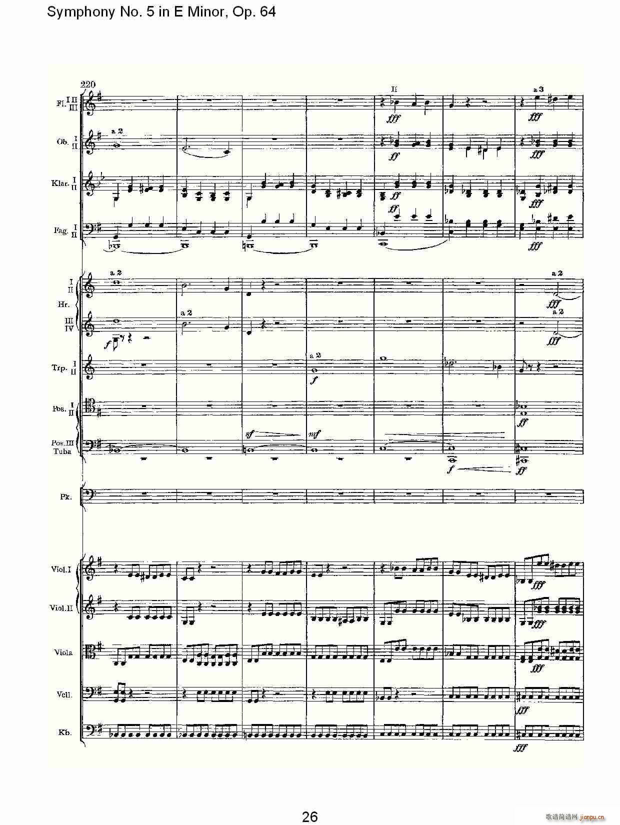 Symphony No. 5 in E Minor, Op.64(ʮּ)26