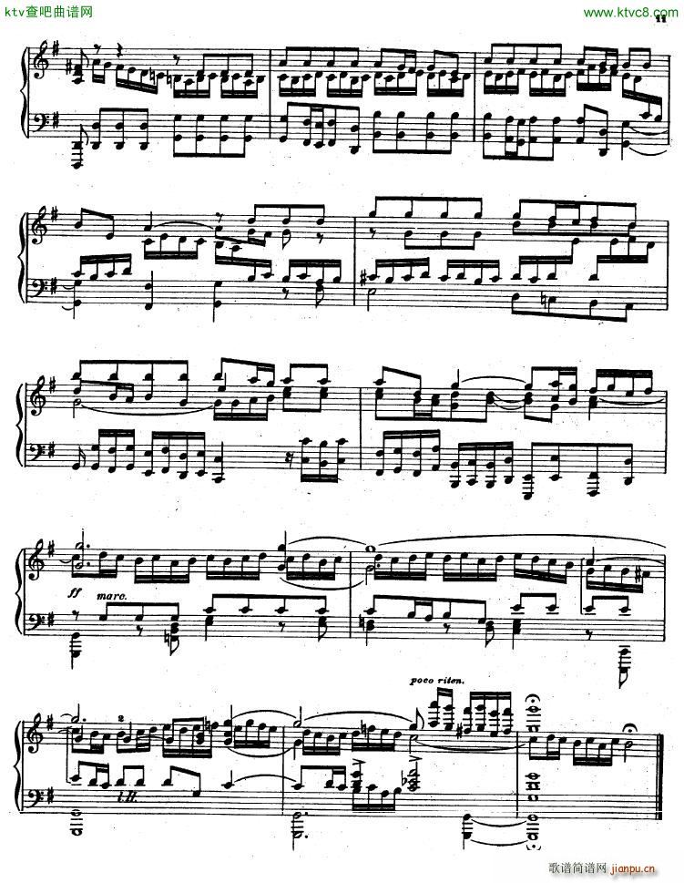 Bach D Albert Prelude and fugue in g major()11