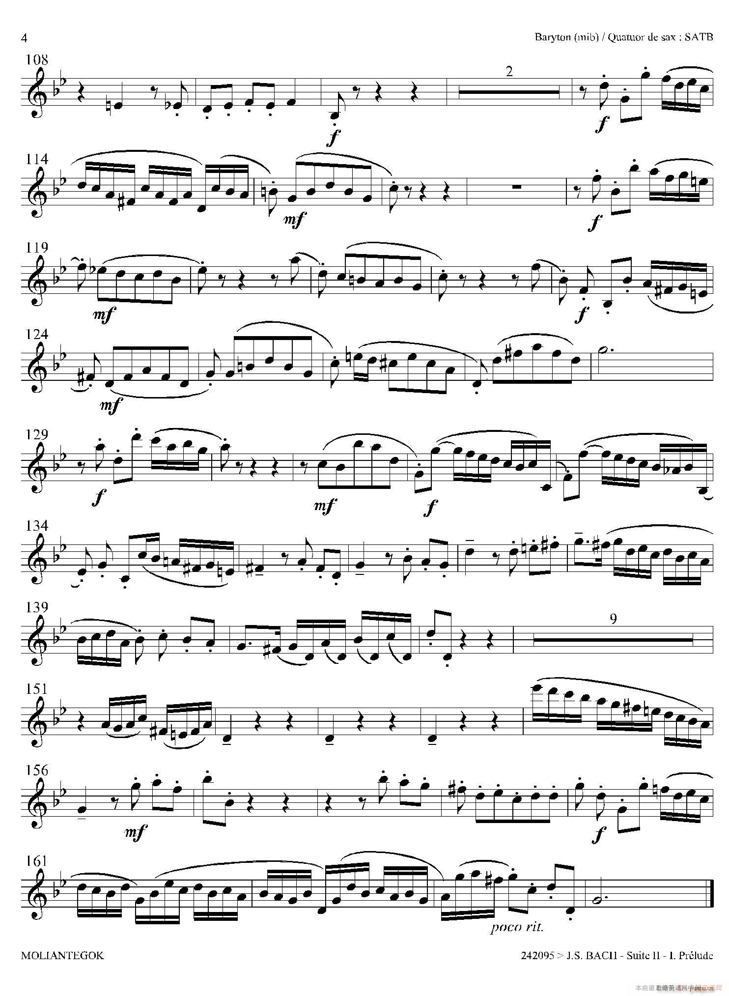 Suite anglaise No 2 BWV 807 ֮ ǰ ϵ˹(ʮּ)3