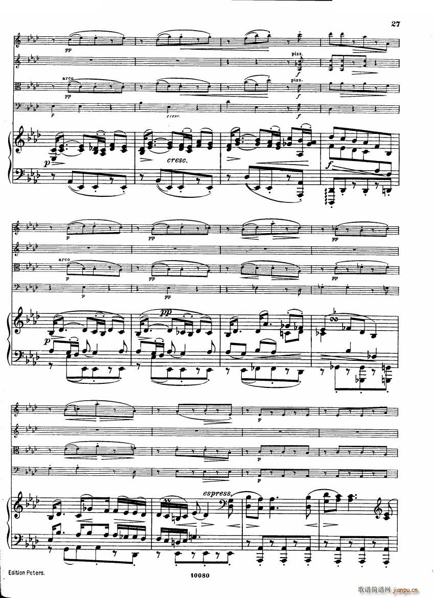 Brahms op 34 Piano Quintet f minor score һ()26