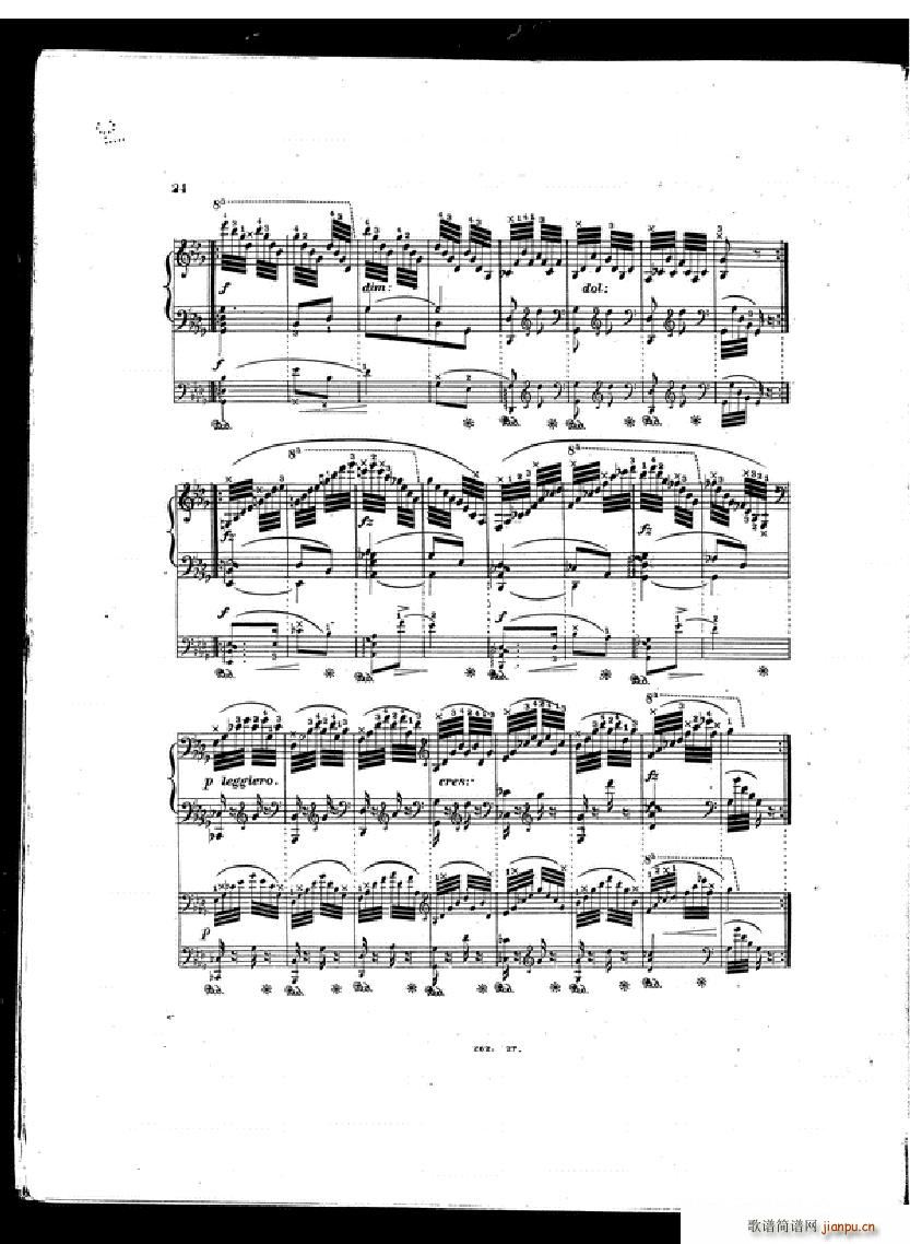 Czerny Etudes de la velocite book II()22