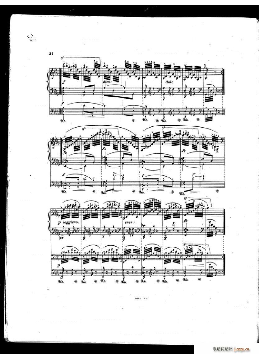 Czerny Etudes de la velocite book II()22