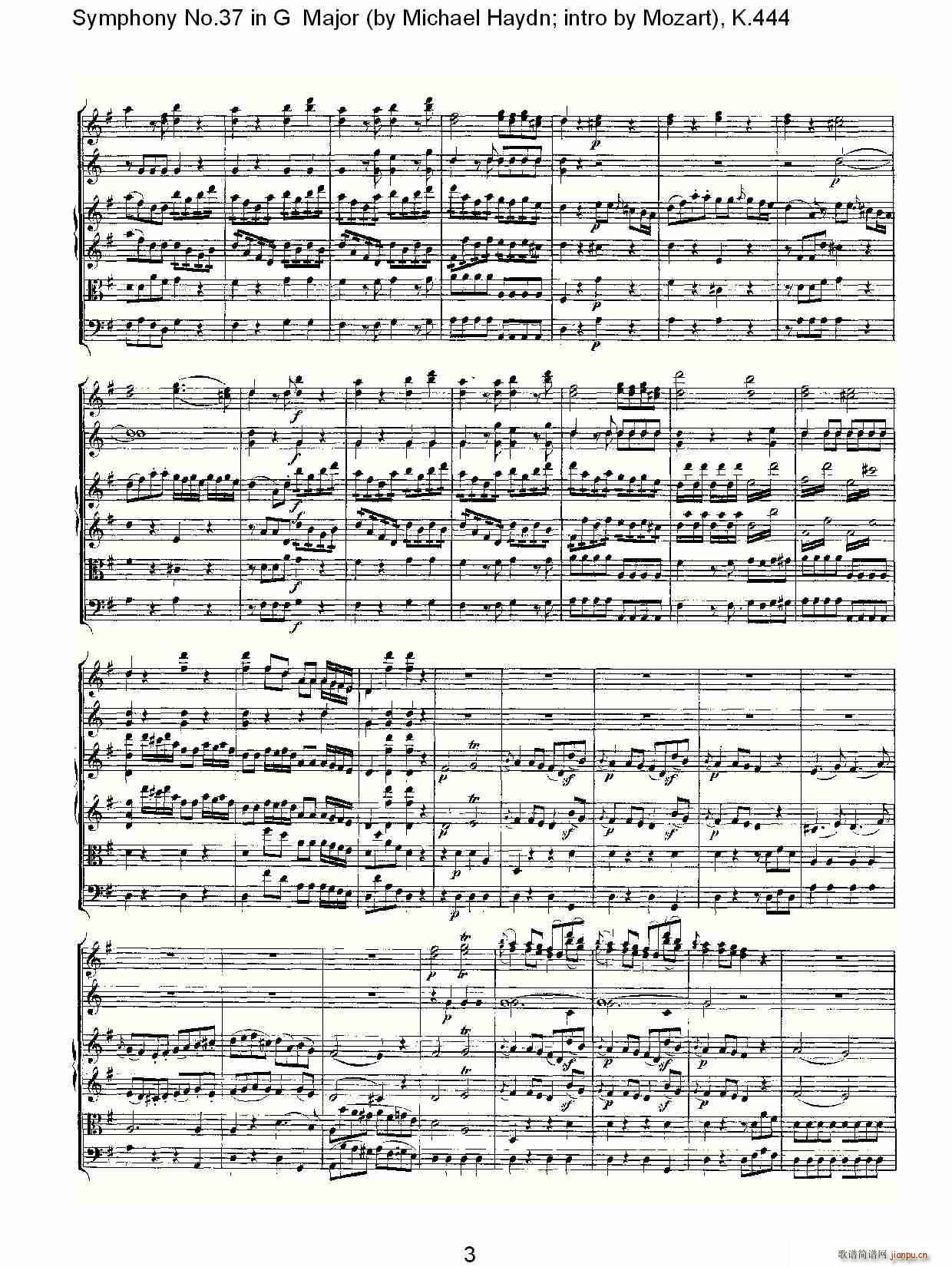 Symphony No.37 in G Major(ʮּ)3