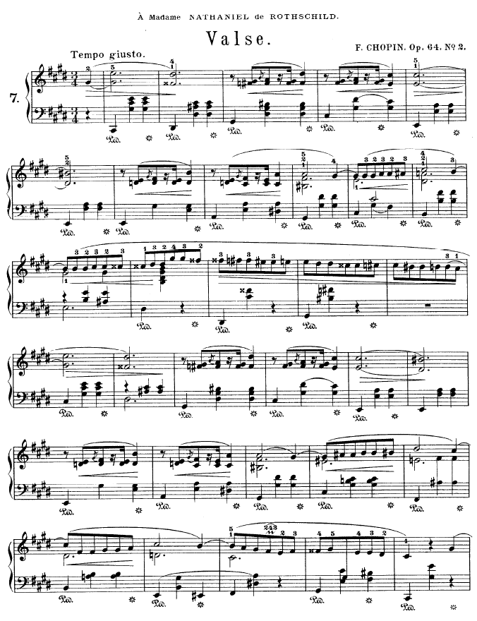 钢琴圆舞曲64-2(钢琴谱)1