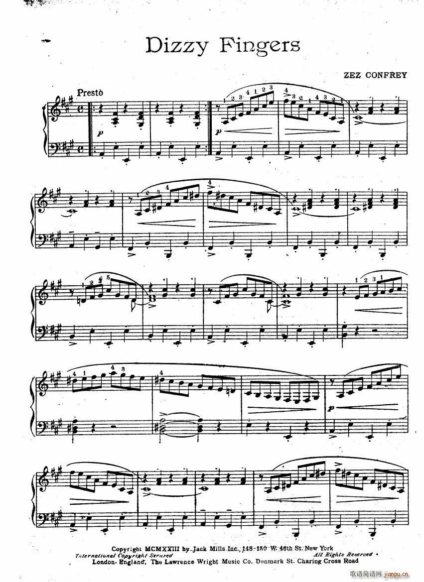 Confrey Dizzy Fingers()1