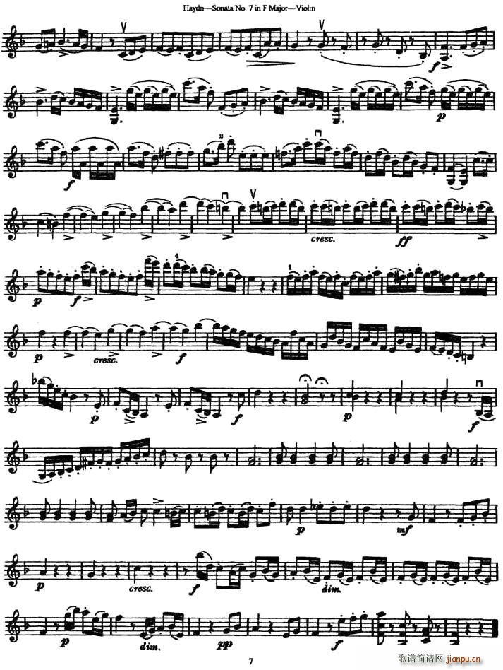 Soata No.7 in F Major(ʮּ)7