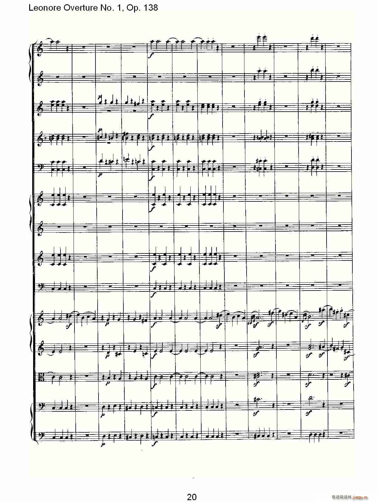 Leonore Overture No. 1, Op. 138(ʮּ)20