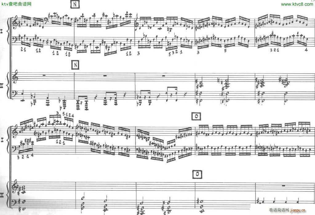 Bolling Sonata for Two Pianist no 2 Part1 1()13