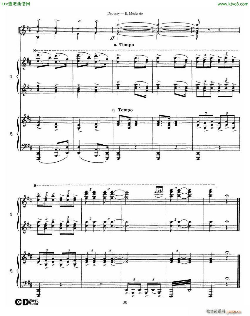Debussy Printemps II()30