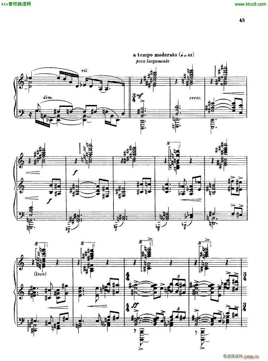 Bridge H160 Piano Sonata 1923 4()45