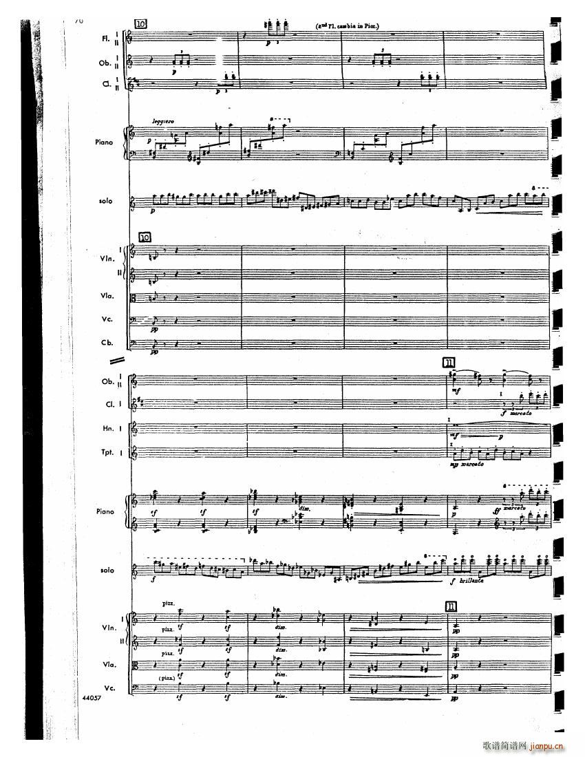 Barber op 14 Violin Concerto Score ()29