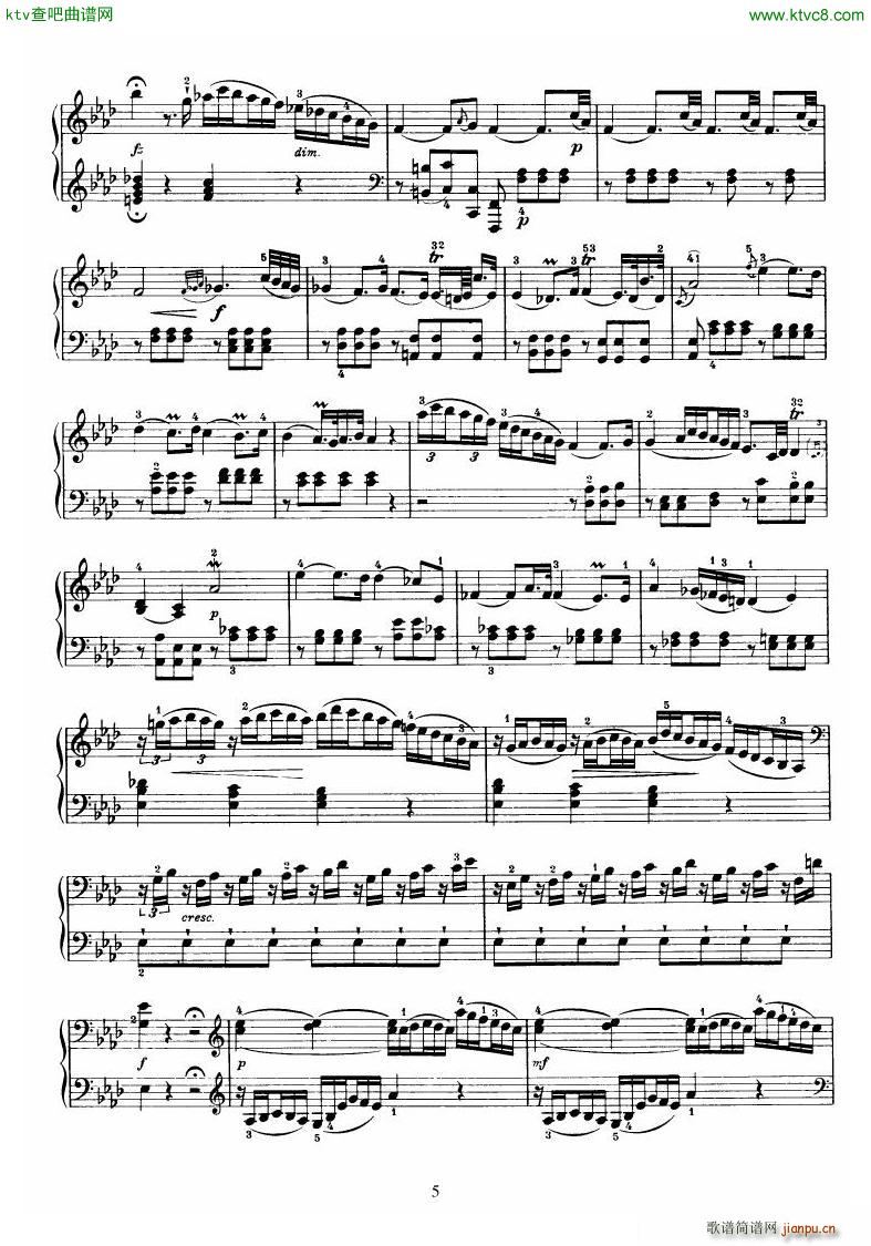 Piano Sonata No 46 in Ab()5