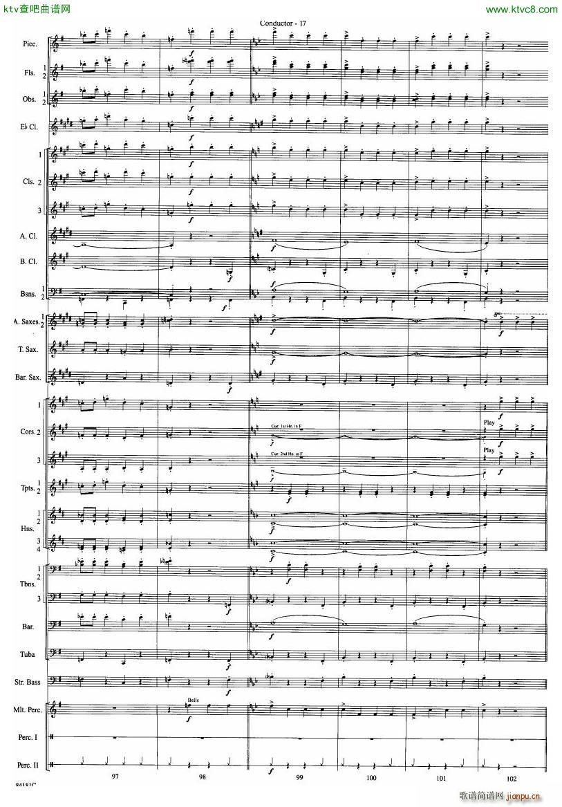 Anderson Sleigh Ride full score()18