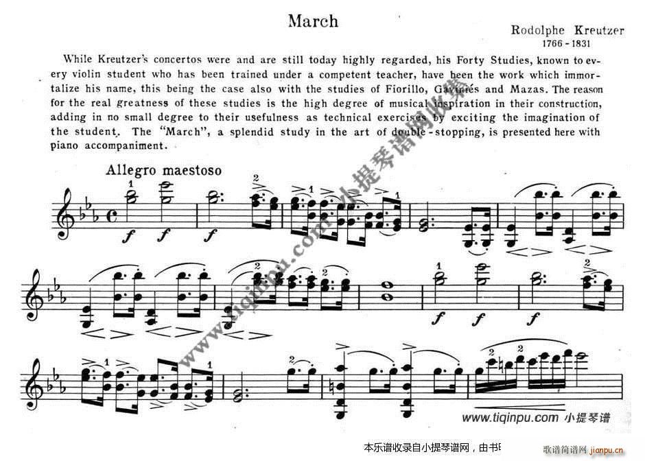 ³KREUTZER MARCH(ʮּ)1
