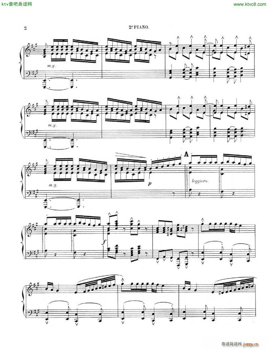 Chaminade Cecil La Sevillane for 2 pianos 4 hands()11