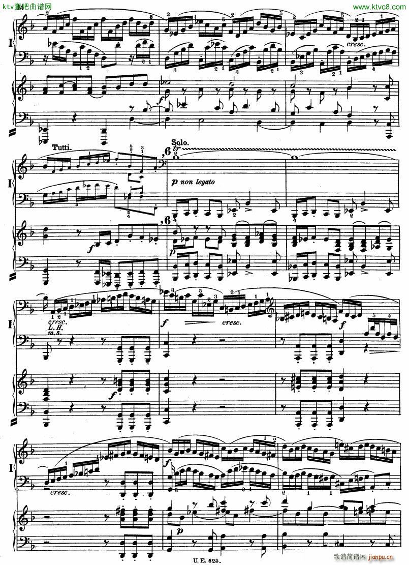 Bach JS BWV 1052 Keyboard Concerto in d ed R ntgen()15