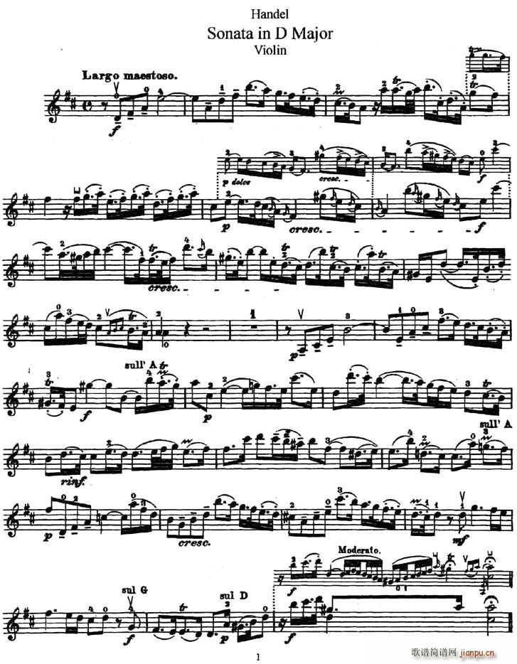 Sonata No.4 in D Major(ʮּ)1
