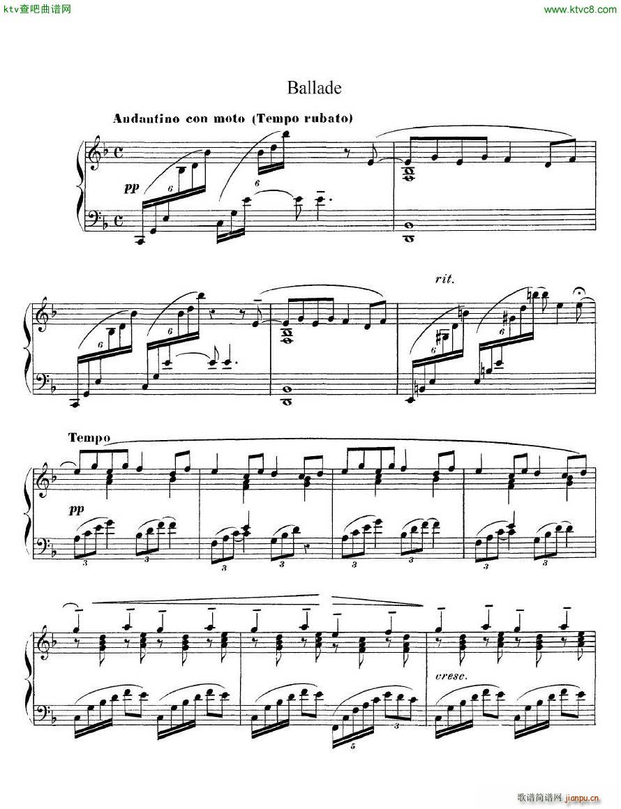 Debussy Ballade()1