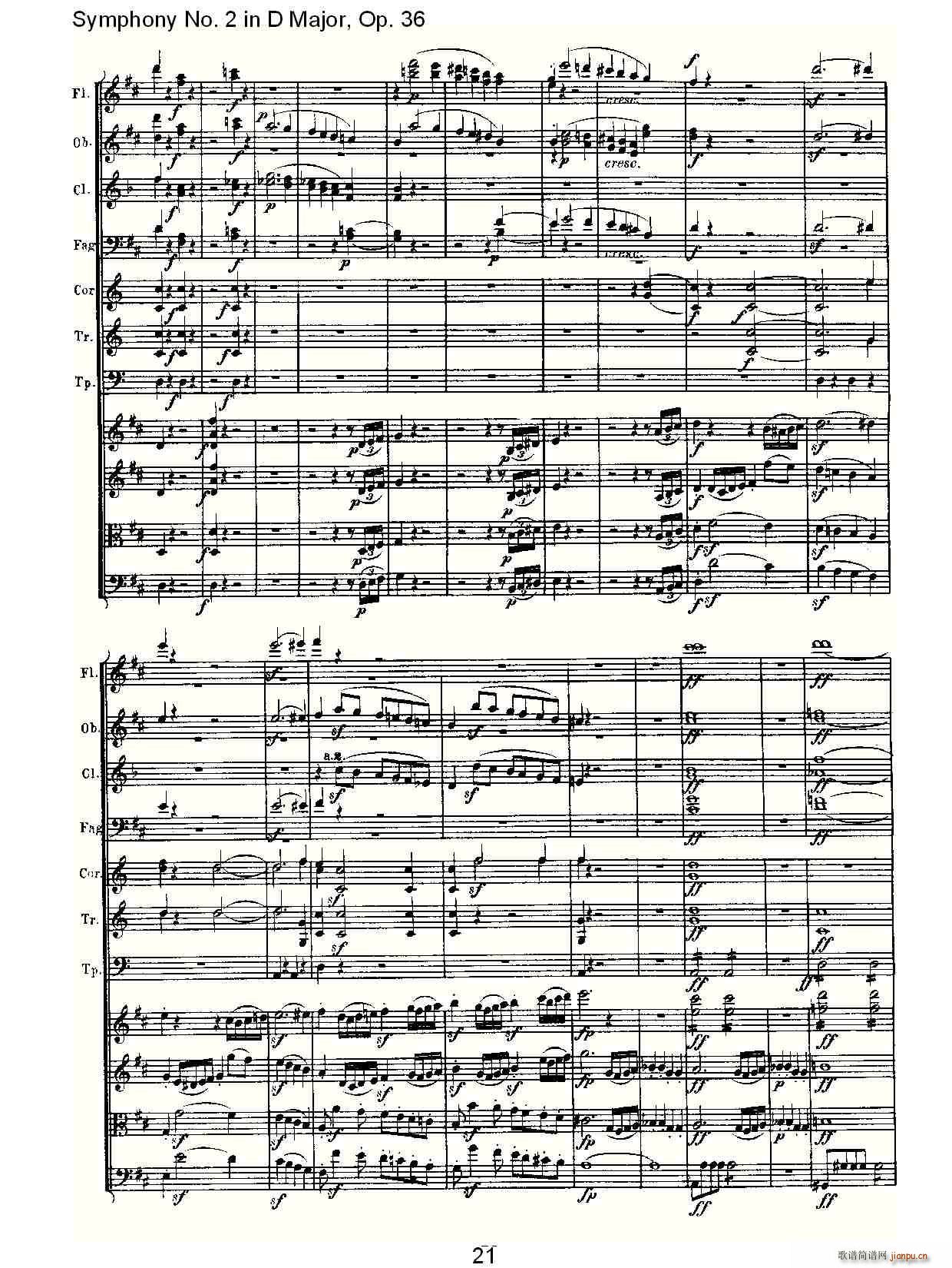 Symphony No. 2 in D Major, Op. 36(ʮּ)21