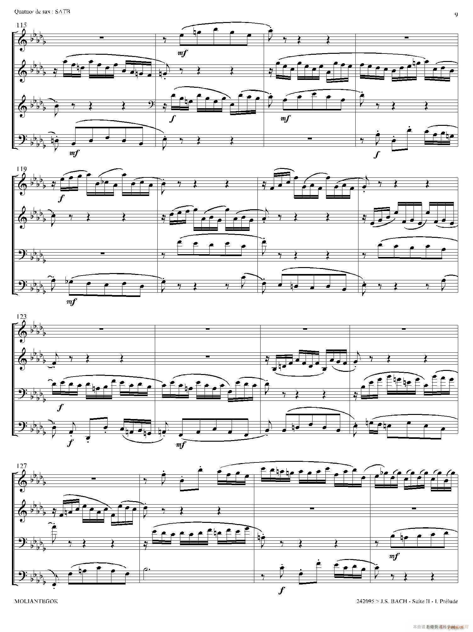 Suite anglaise No 2 BWV 807 ֮ ǰ ()8