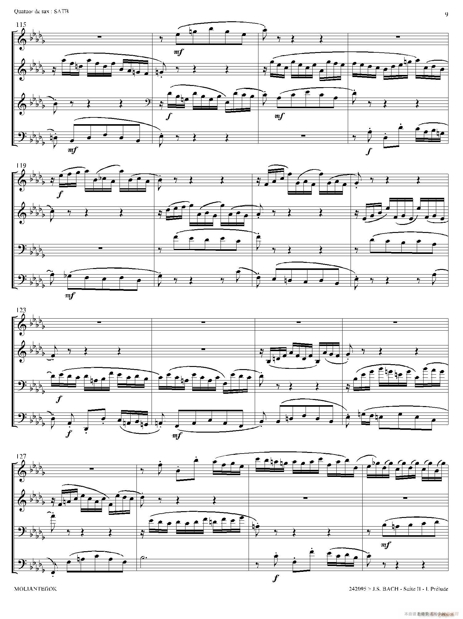 Suite anglaise No 2 BWV 807 ֮ ǰ ()8