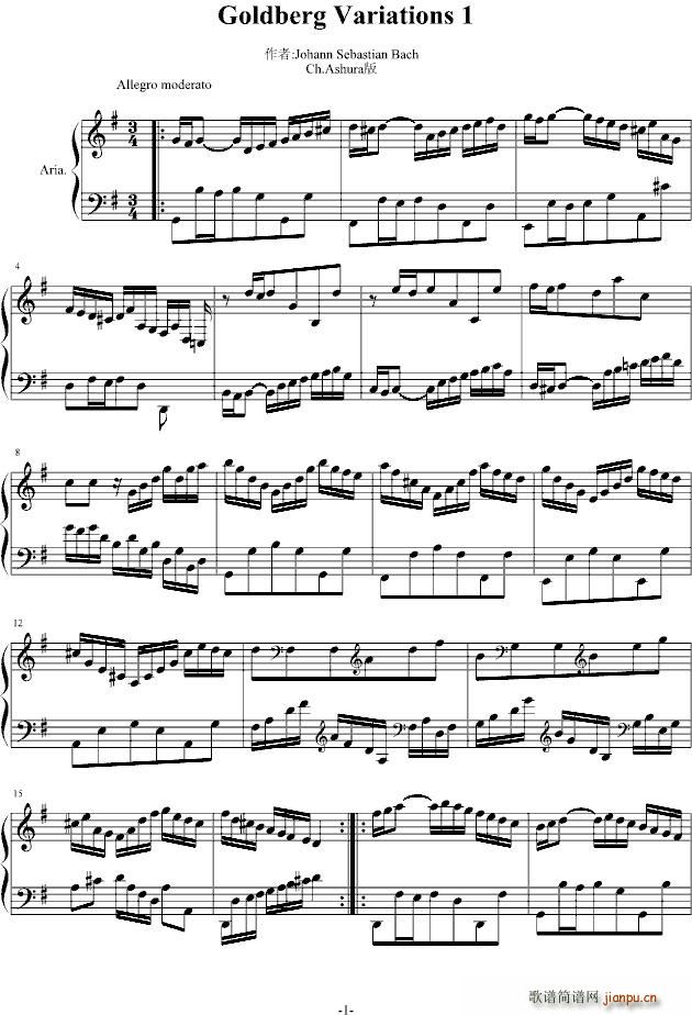 Goldberg Variations 1(ʮּ)1