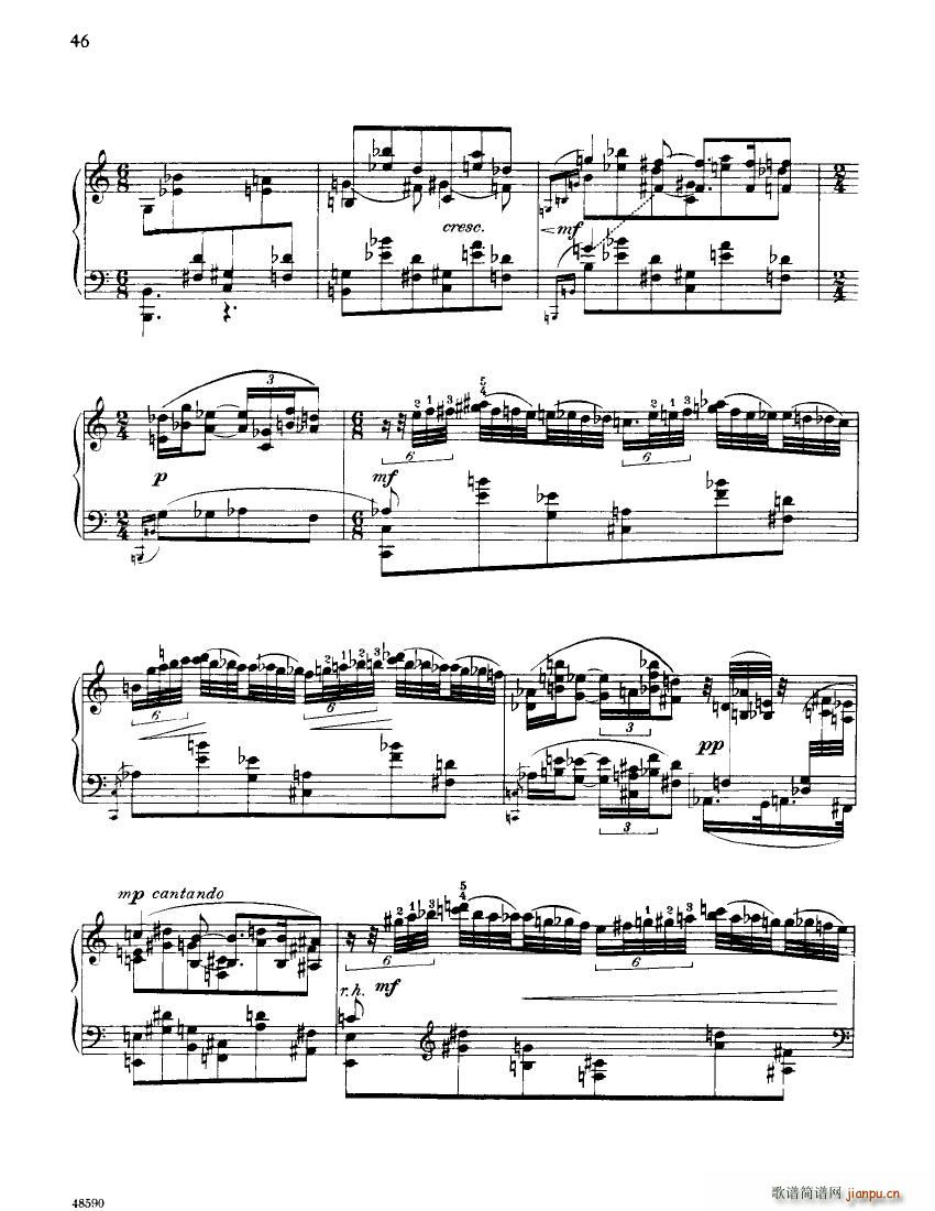 Barber op 26 Piano Sonata()24
