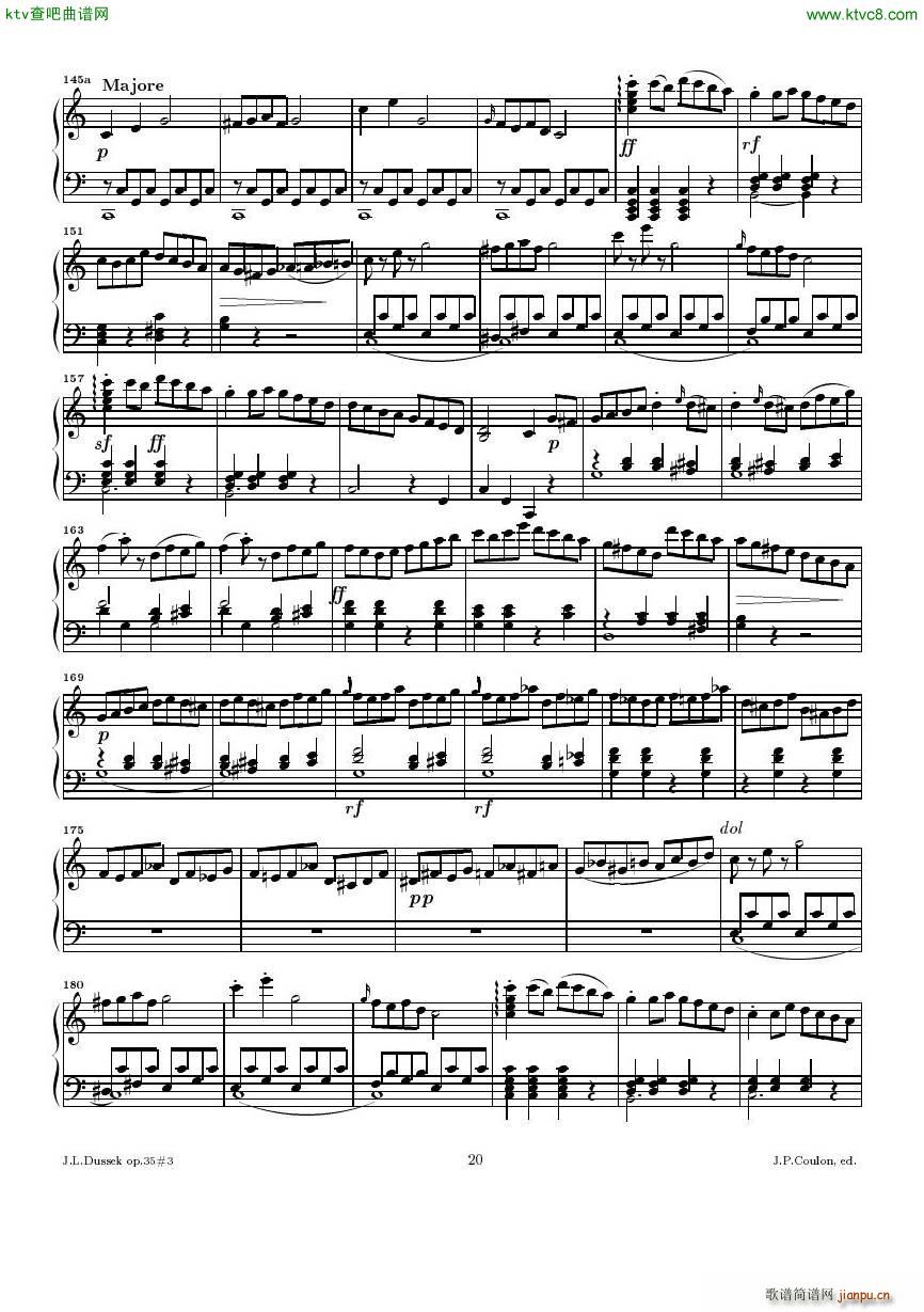 Dussek Sonate No13 op35 No3()20