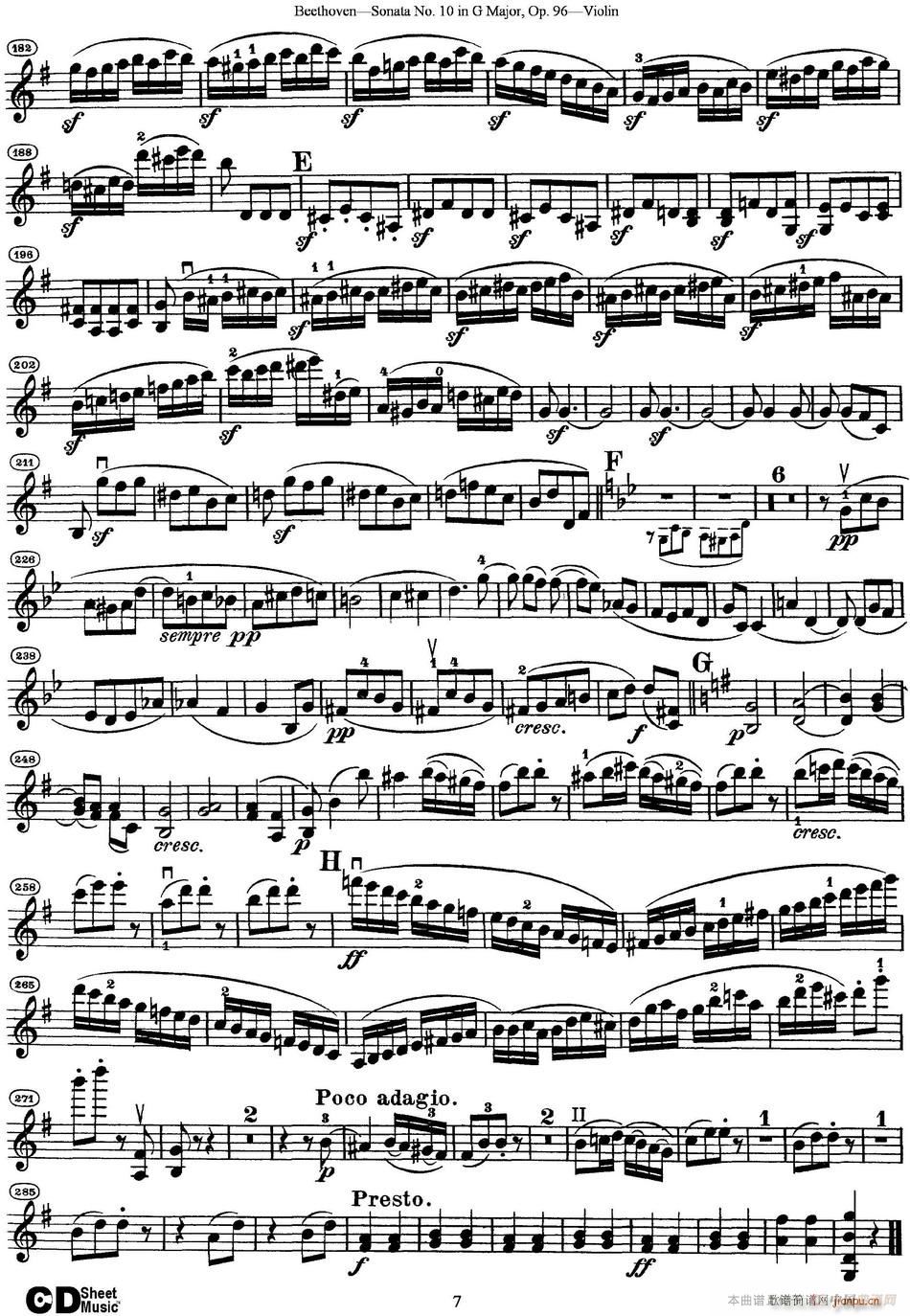 Violin Sonata No 1 in D Major Op 12 No 1(ʮּ)7