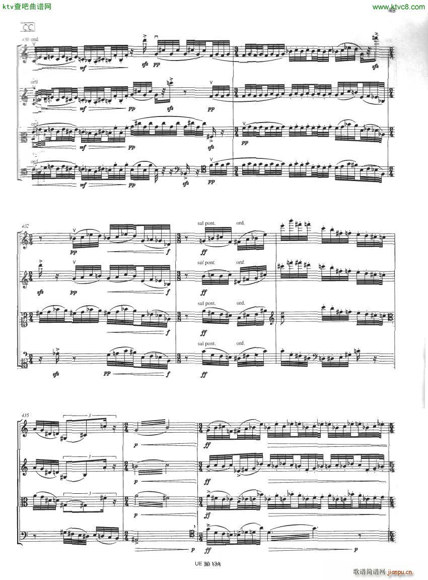 Berio Notturno String Quartet 1993 ()8