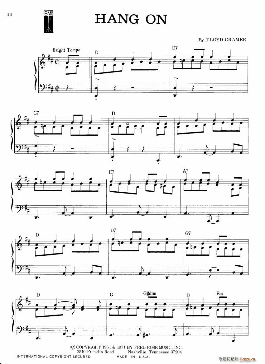 Floyd Cramer Hits()12