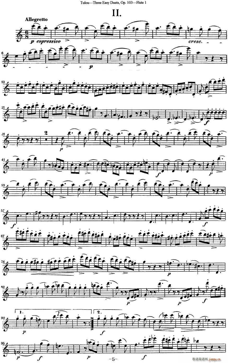 ͼ¶׳ѼOp 103 Flute 1 NO 2()1