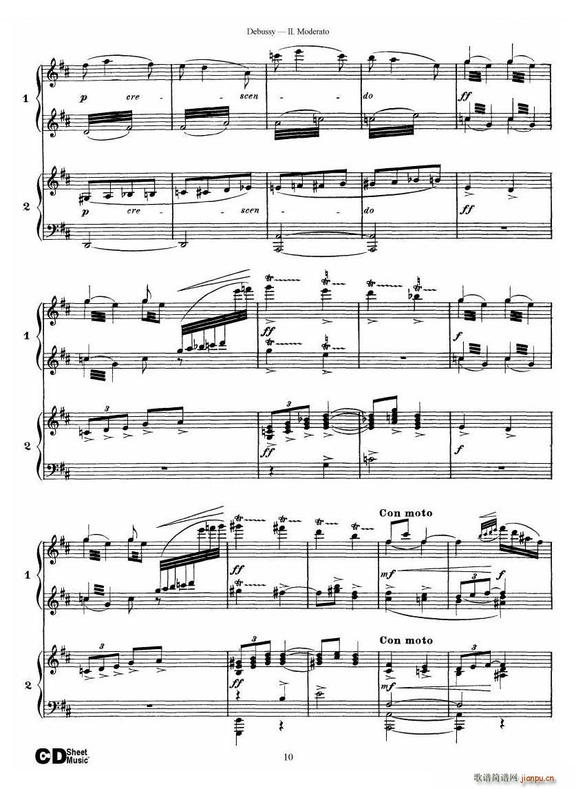 Debussy Printemps II Printemps II(ʮּ)10