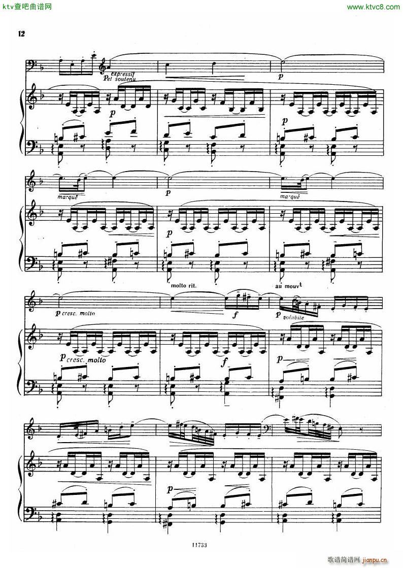 Debussy Sonata for Cello and Piano()11