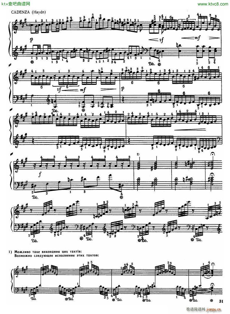 Haydn Piano Concerto in D Major 2pf()28