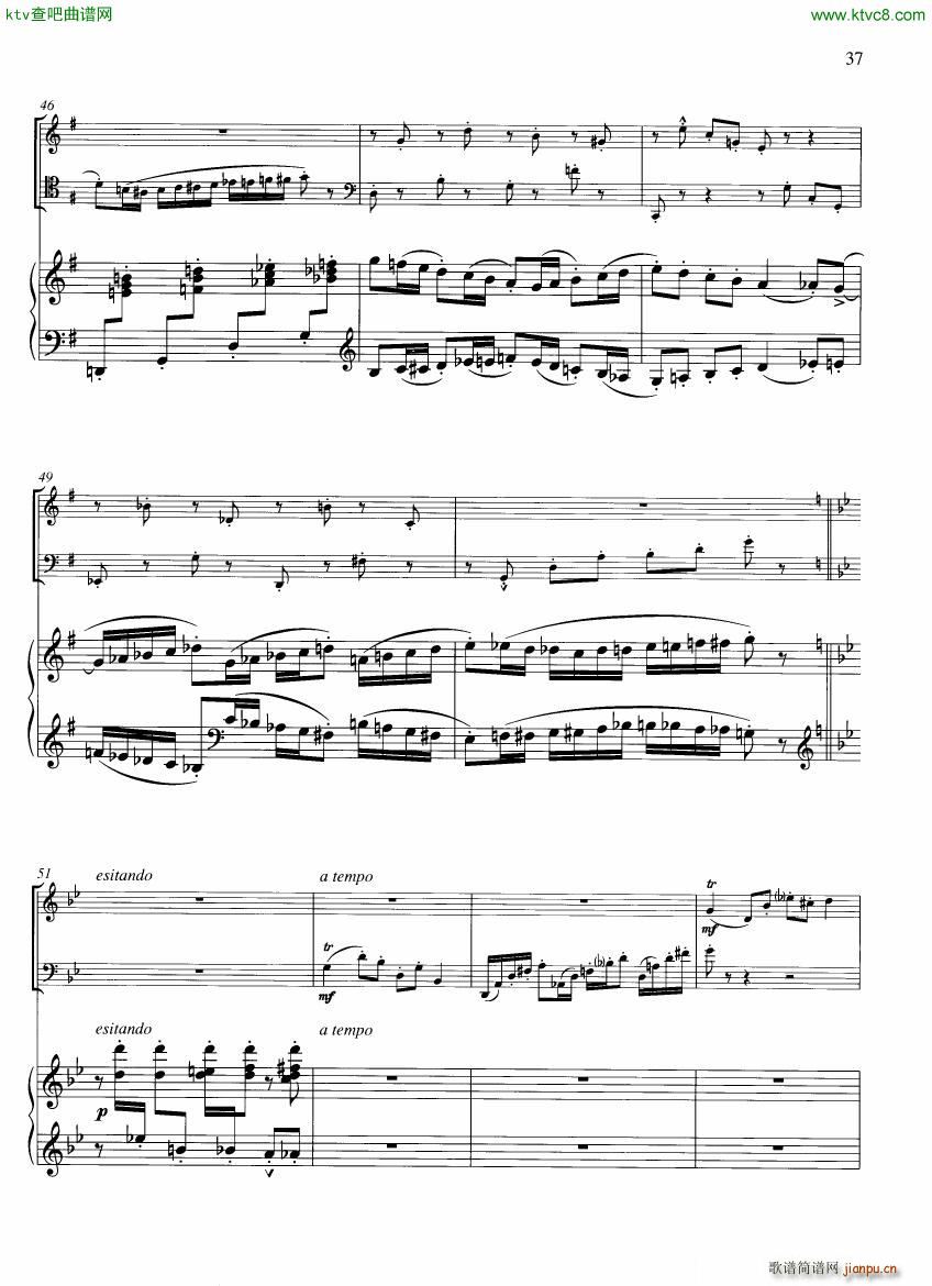 Francaix Trio for oboe bassoon and piano ()10