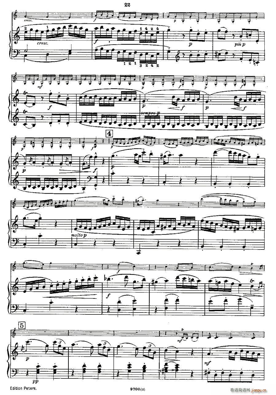 Mozart Violin Sonata No 2 KV 303 ڶС(С)11
