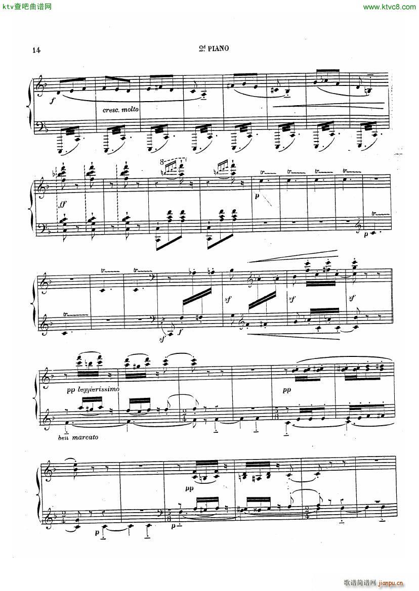 Chabrier Espana for two pianos()9