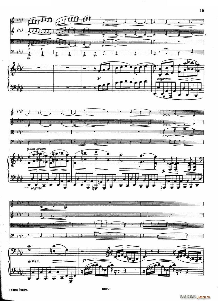Brahms op 34 Piano Quintet f minor score һ()17