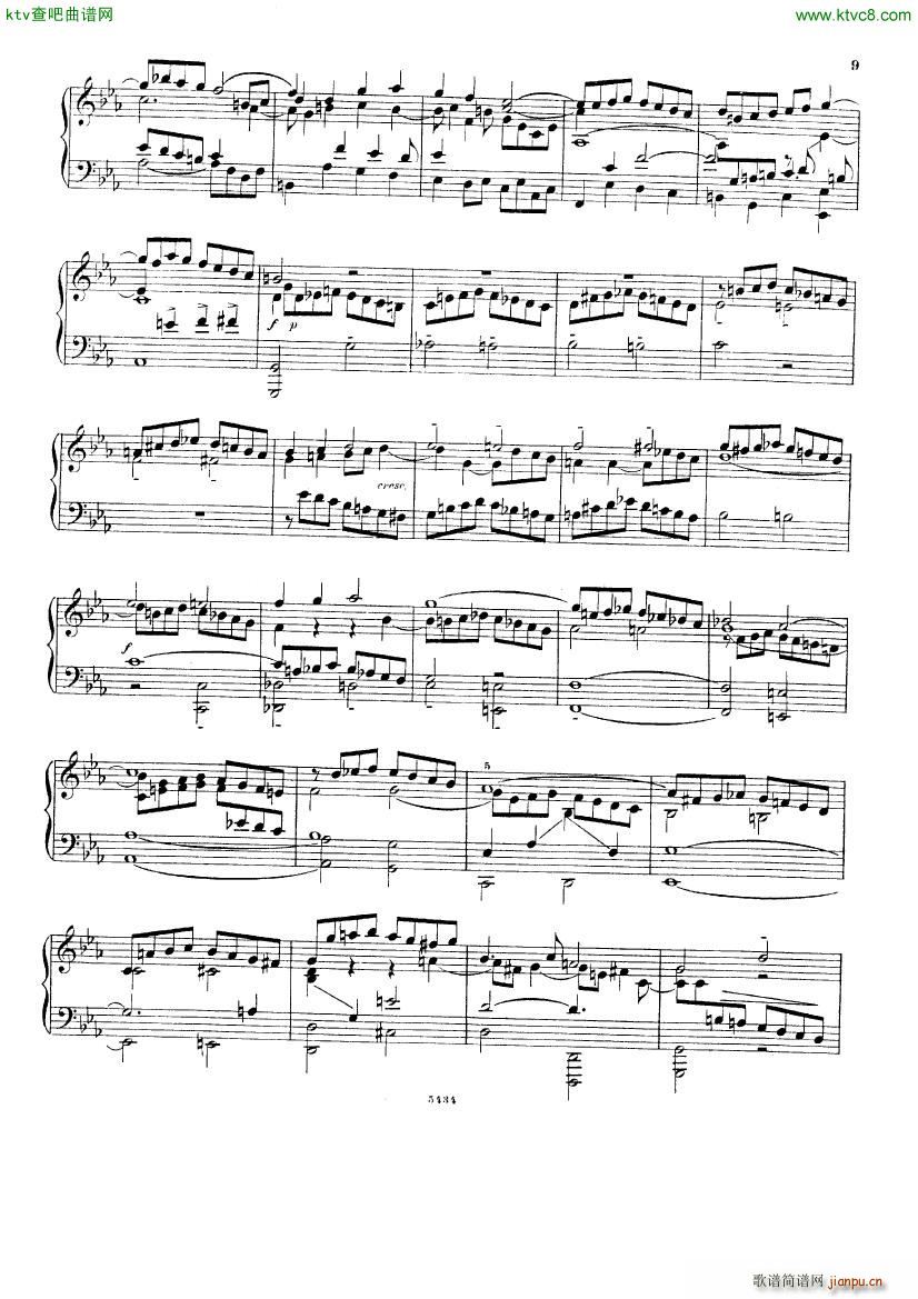 Bach D Albert Prelude and fugue in c minor()8