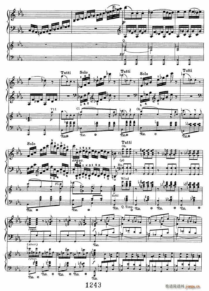 Beethoven op 37 Piano Concerto no 3 2pno red ()10