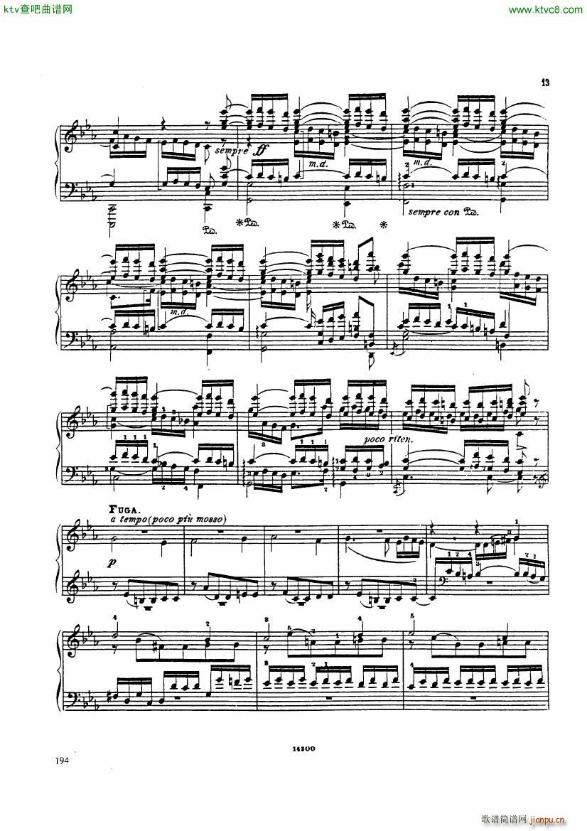 Catoire Bach Passacaglia()12