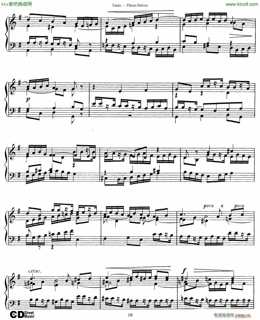 Faure 8 Pieces Breves Op 84()18