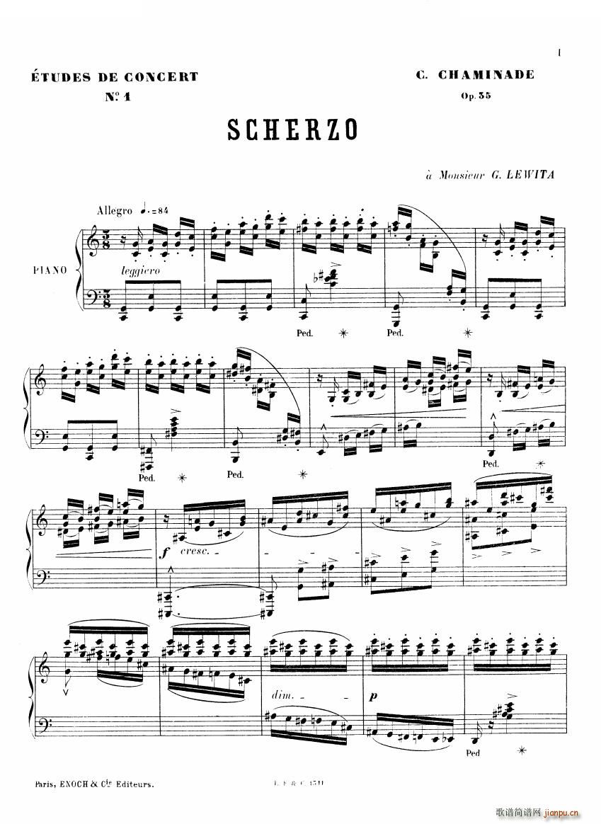 Chaminade 6 Etudes Op35 һ 6 Etudes Op35 һ(ʮּ)1